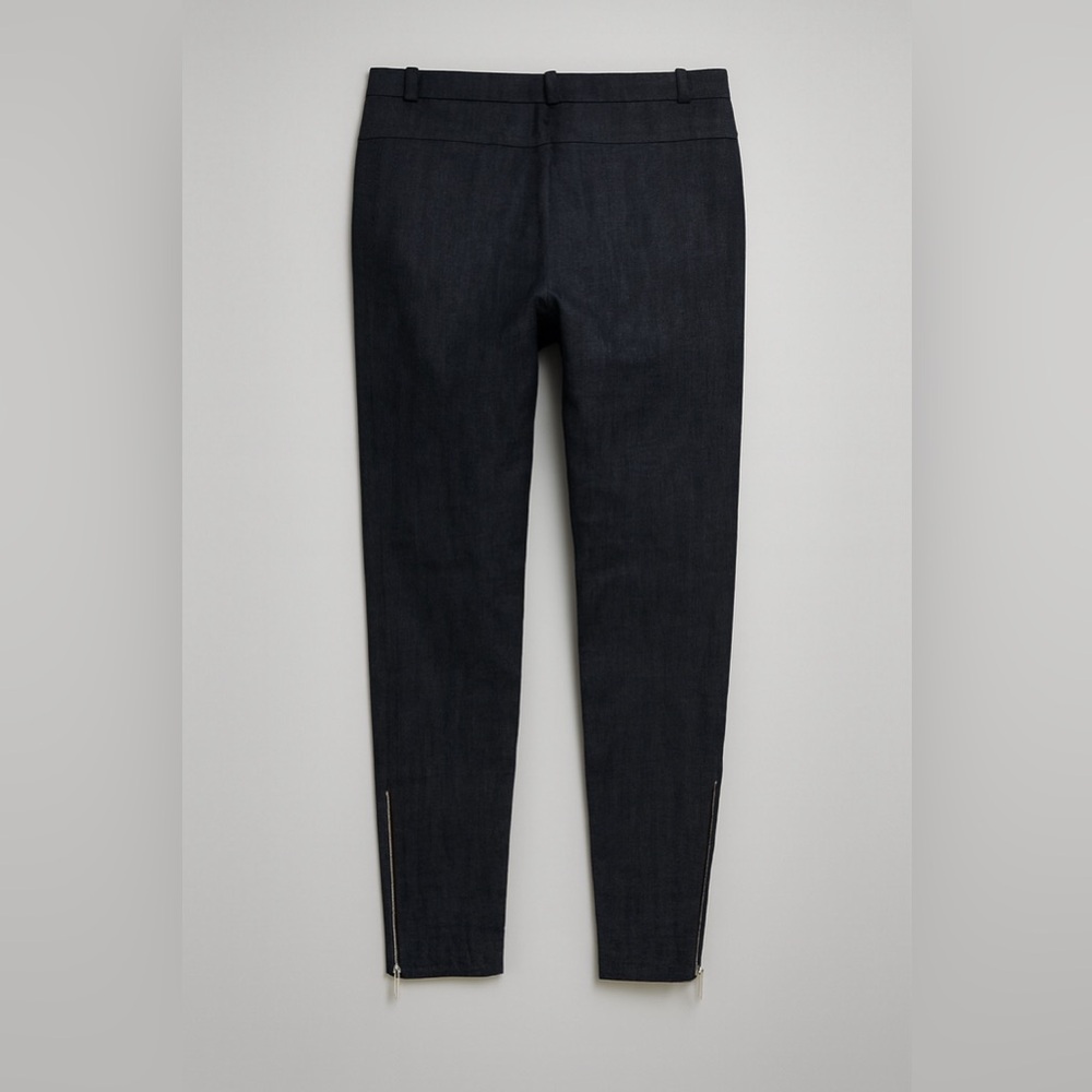Balenciaga Dark Blue Women Ankle Zip Jeans - Picture 4 of 7